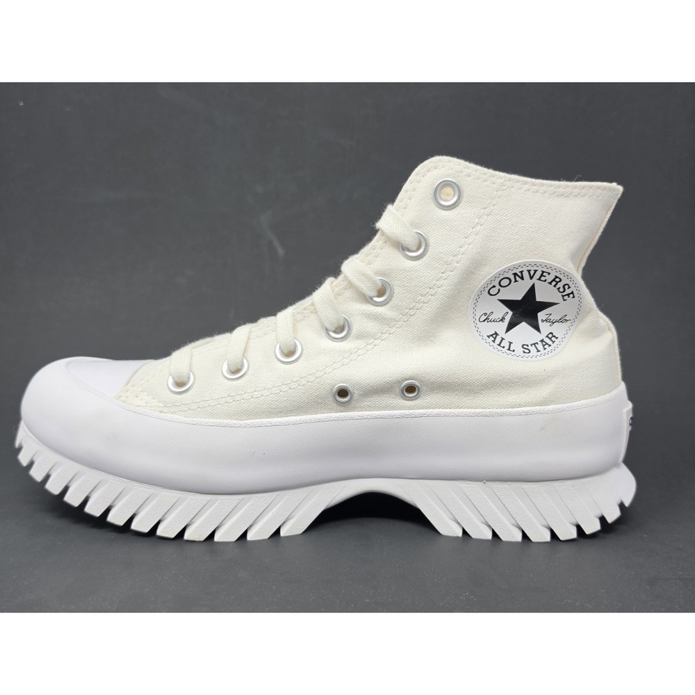 Converse Chuck Taylor All Star Lugged 2.0 Unisex Women's7/Men's 5 Shoe White NWB - Picture 5 of 9